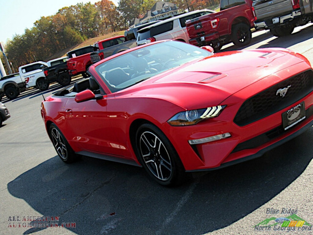 2021 Mustang EcoBoost Premium Convertible - Race Red / Ebony photo #28