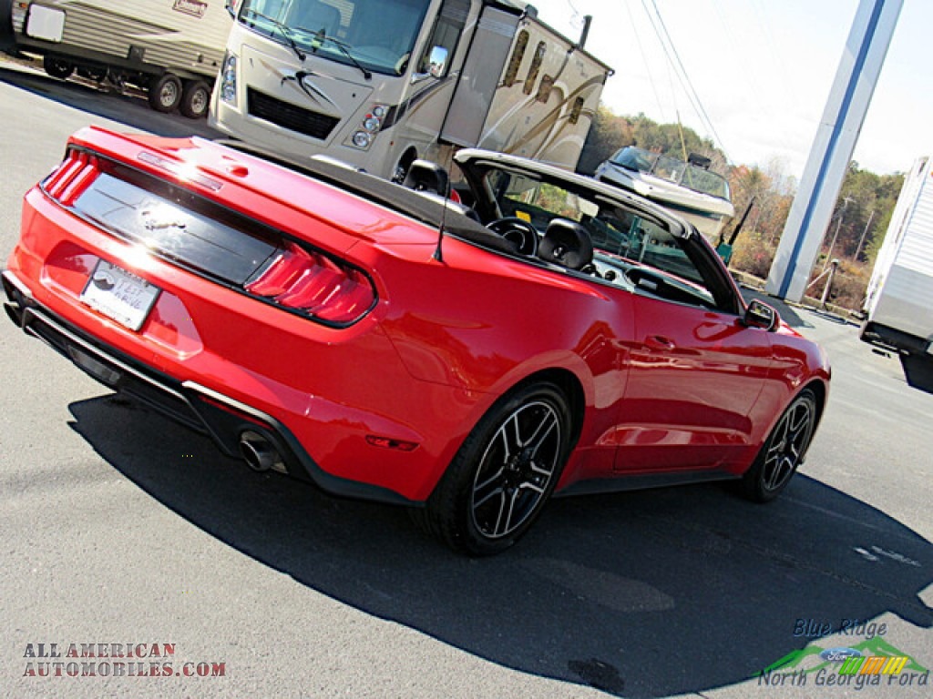 2021 Mustang EcoBoost Premium Convertible - Race Red / Ebony photo #29