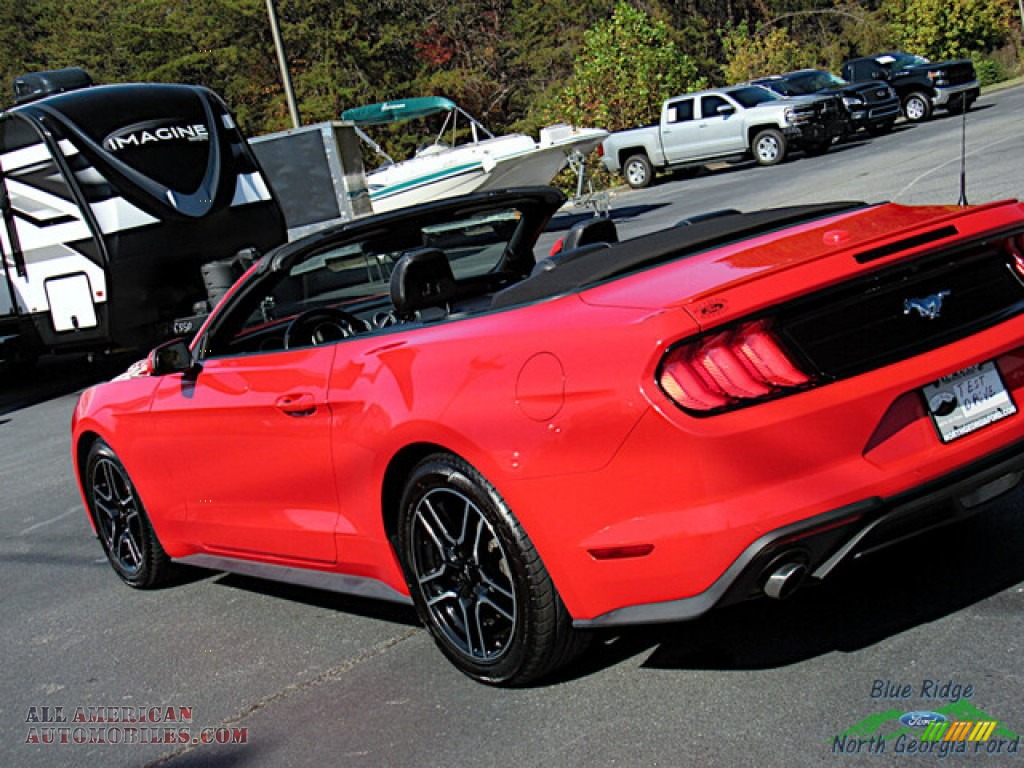 2021 Mustang EcoBoost Premium Convertible - Race Red / Ebony photo #30