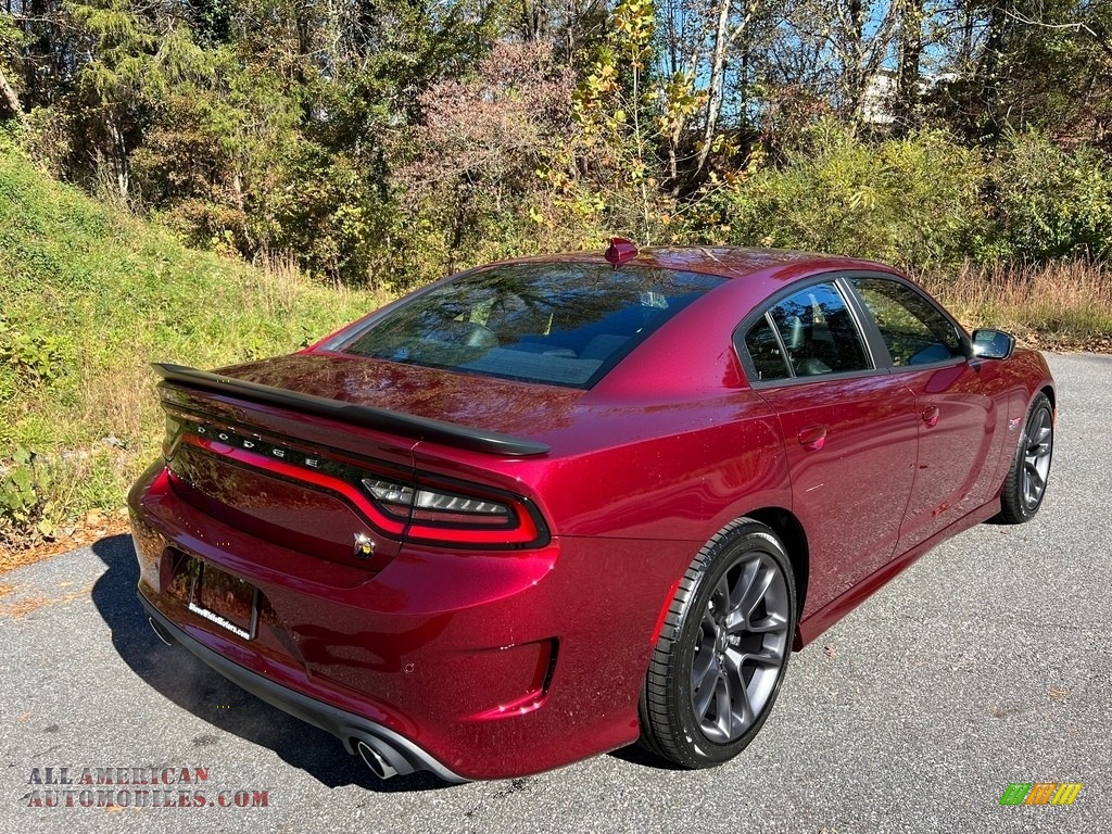 2023 Charger Scat Pack Plus - Octane Red Pearl / Ruby Red/Black photo #6