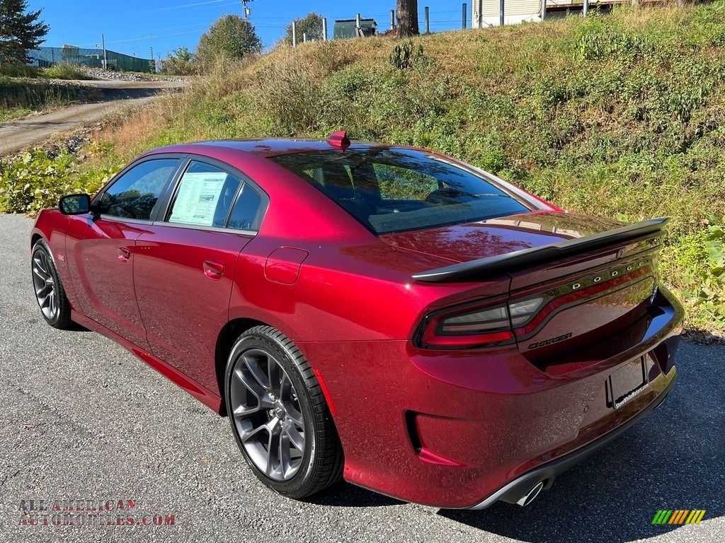 2023 Charger Scat Pack Plus - Octane Red Pearl / Ruby Red/Black photo #9