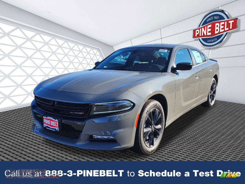 2023 Charger SXT AWD - Destroyer Gray / Black photo #1