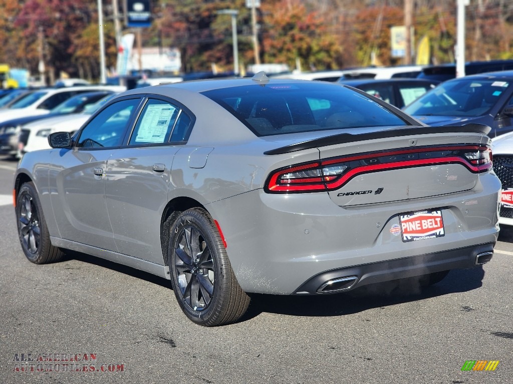 2023 Charger SXT AWD - Destroyer Gray / Black photo #3