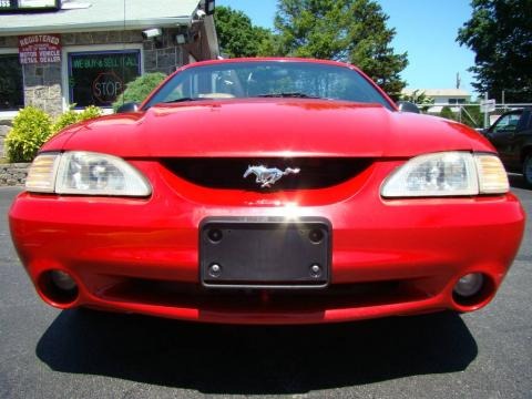 Rio Red Ford Mustang Cobra Convertible for sale