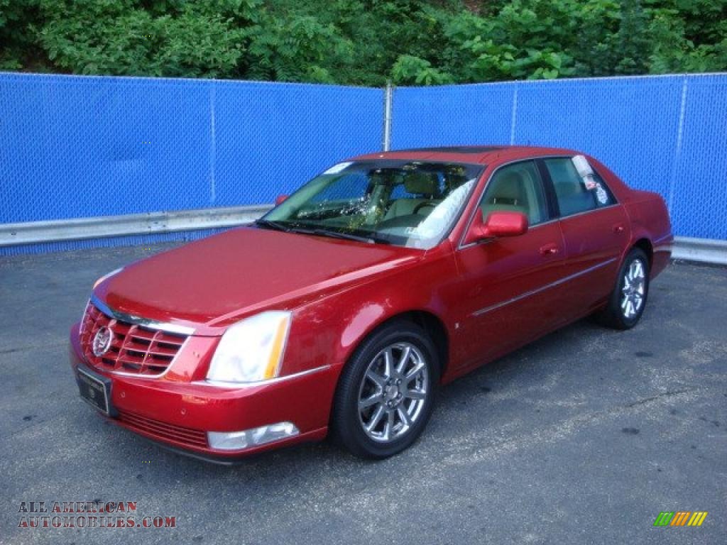 2007 Cadillac Dts Performance In Crystal Red Tintcoat