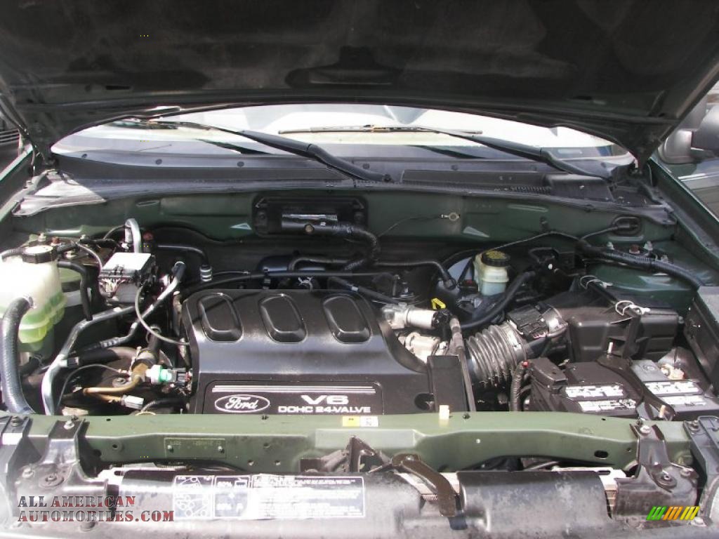 2002 Escape XLT V6 - Dark Highland Green Metallic / Medium Parchment photo #9