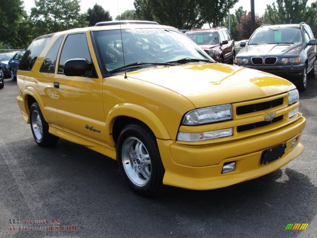Yellow / Medium Gray Chevrolet Blazer Xtreme