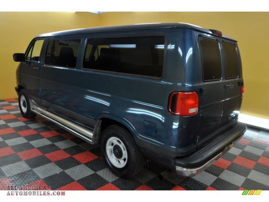 1997 Dodge Ram Van 2500 SLT Passenger in Medium Blue Metallic photo #4 ...