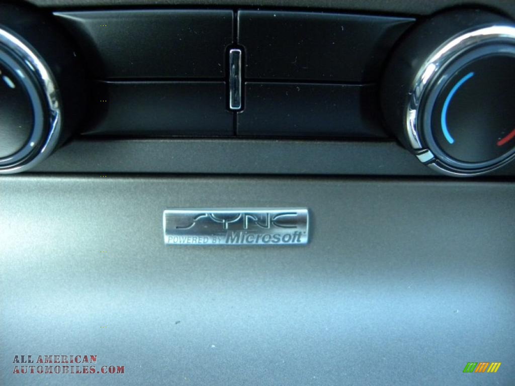 2011 Mustang V6 Premium Coupe - Kona Blue Metallic / Stone photo #16