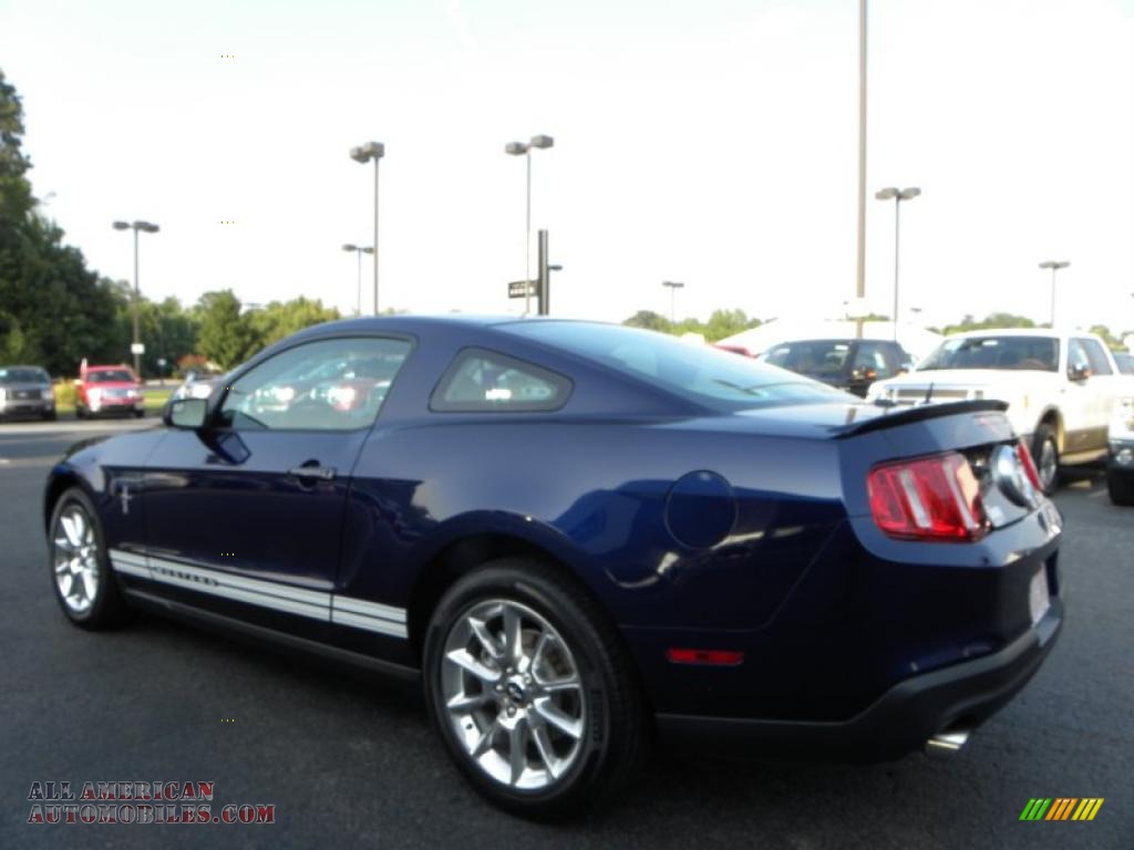 2011 Mustang V6 Premium Coupe - Kona Blue Metallic / Stone photo #21
