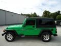 Jeep Wrangler Sport 4x4 Electric Lime Green Pearl photo #2