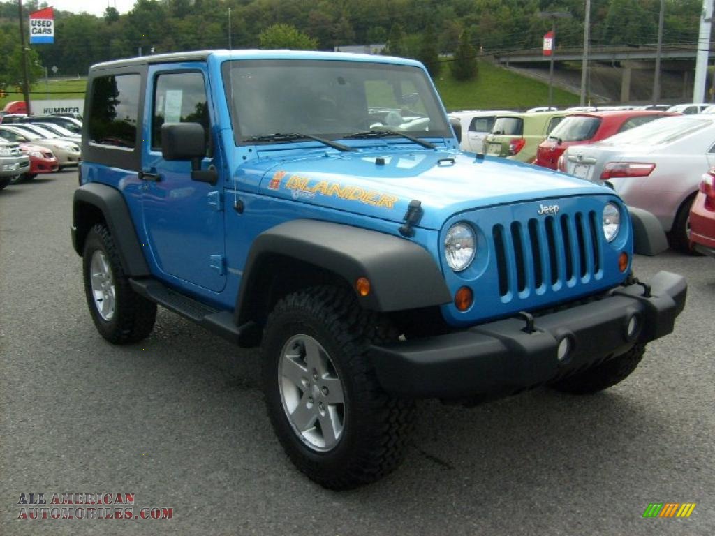 Surf Blue Pearl / Dark Slate Gray/Blue Jeep Wrangler Sport Islander Edition 4x4