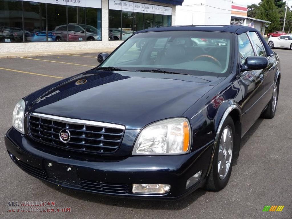 Blue Onyx / Dark Gray Cadillac DeVille DTS