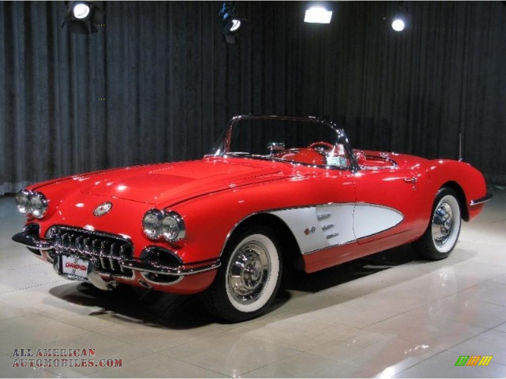 1958 Chevrolet Corvette Convertible in Signet Red - 100006 | All American Automobiles ...