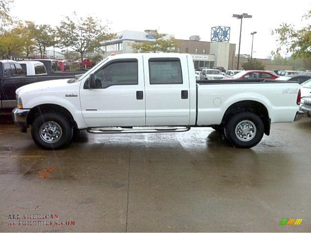 2002 Ford F250 Super Duty XLT Crew Cab 4x4 in Oxford White photo 2 B81872 All American