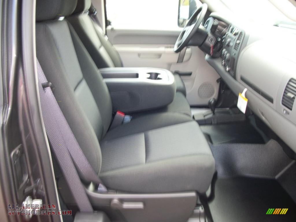 2011 Silverado 2500HD Extended Cab 4x4 - Taupe Grey Metallic / Dark Titanium photo #19
