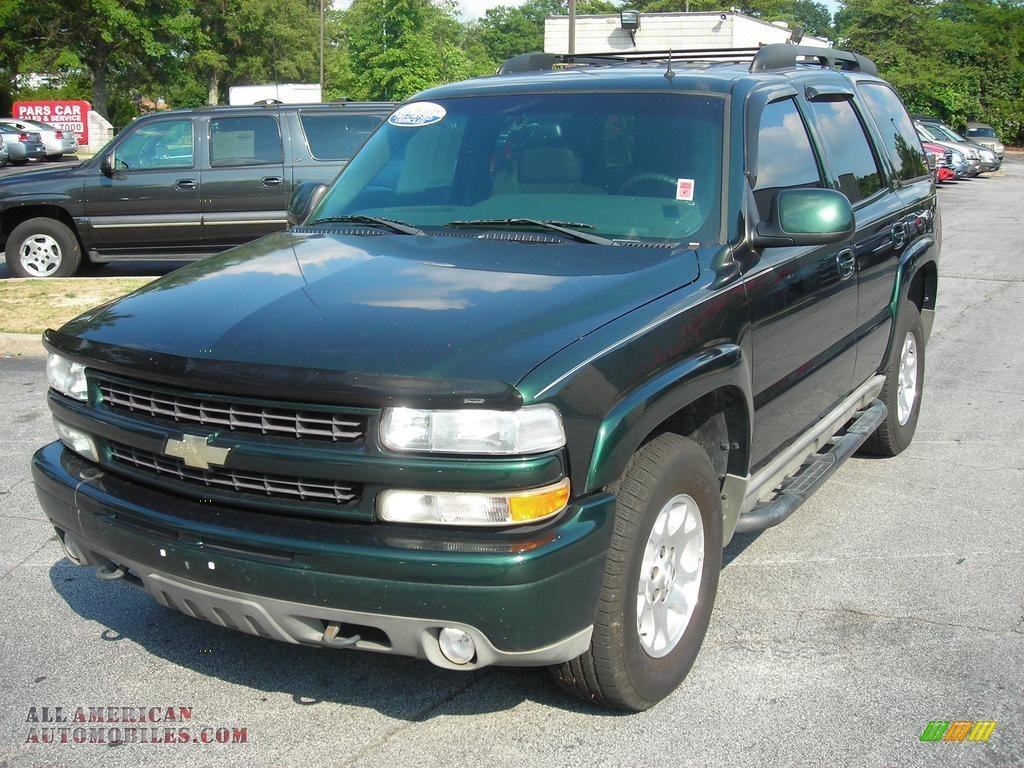 2002 Chevrolet Tahoe Z71 4x4 in Forest Green Metallic photo #4 - 205699 | All American ...