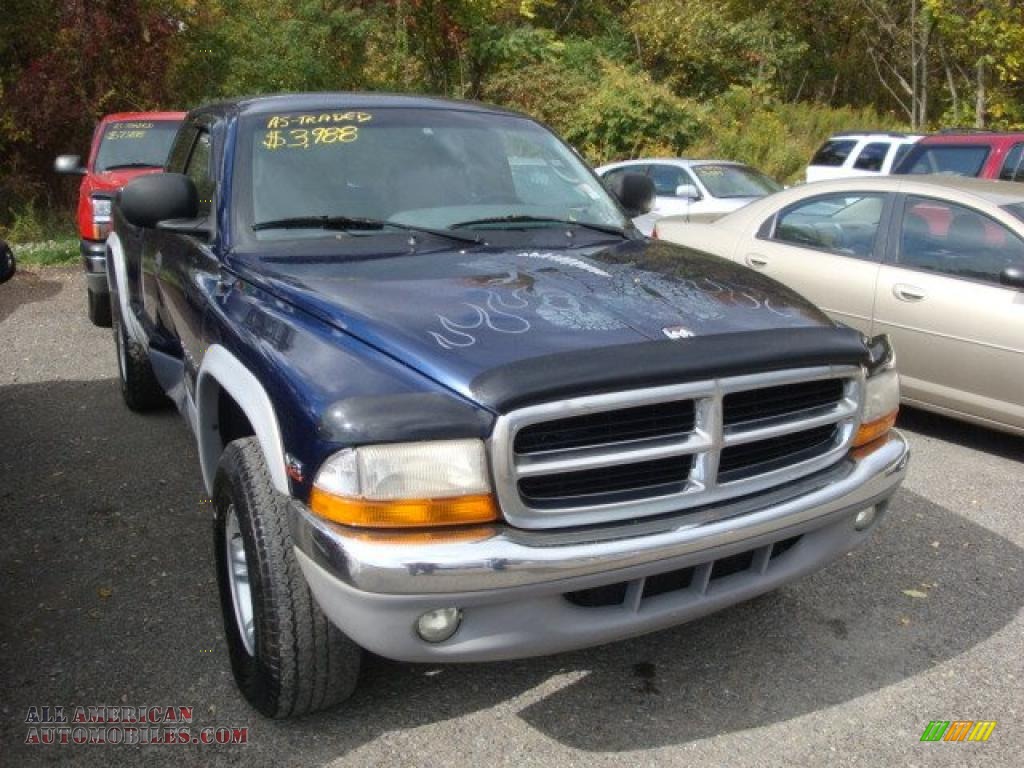 2000 Dodge Dakota Slt Extended Cab 4x4 In Patriot Blue Pearl 785082