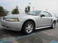 Ford Mustang V6 Coupe Silver Metallic photo #1