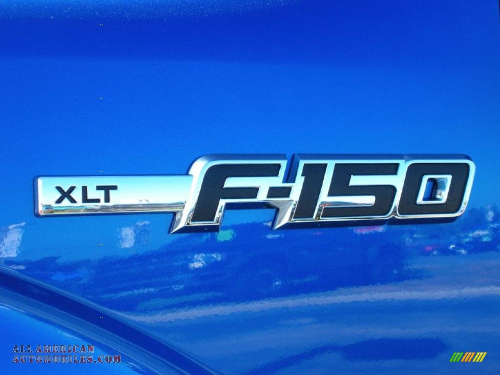 2010 F150 XLT Regular Cab - Blue Flame Metallic / Medium Stone photo #4