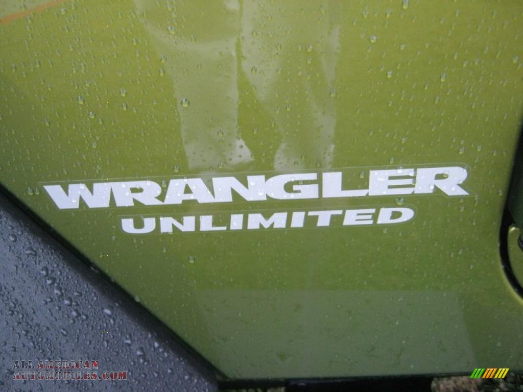 2010 Wrangler Unlimited Mountain Edition 4x4 - Rescue Green Metallic / Dark Slate Gray/Medium Slate Gray photo #25