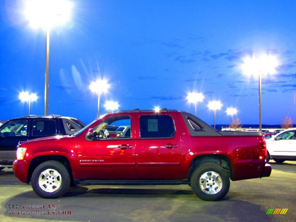 Deep Ruby Red Metallic / Ebony Chevrolet Avalanche LT 4x4