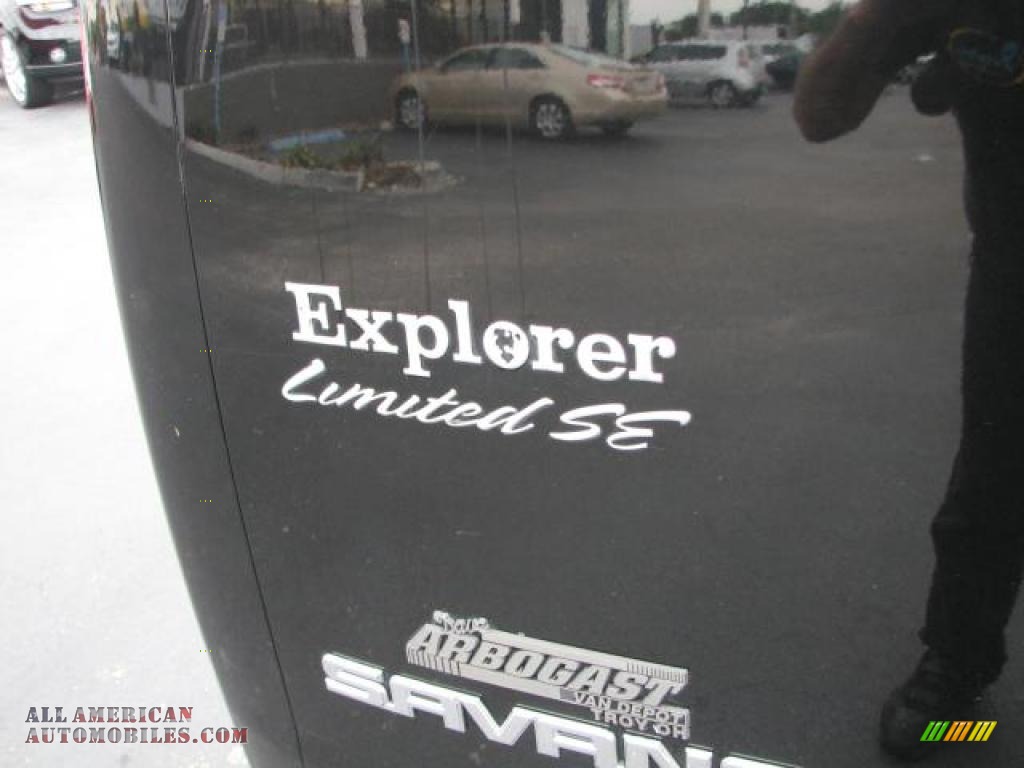 2007 Savana Van 1500 Explorer Conversion Van - Onyx Black / Medium Pewter photo #9