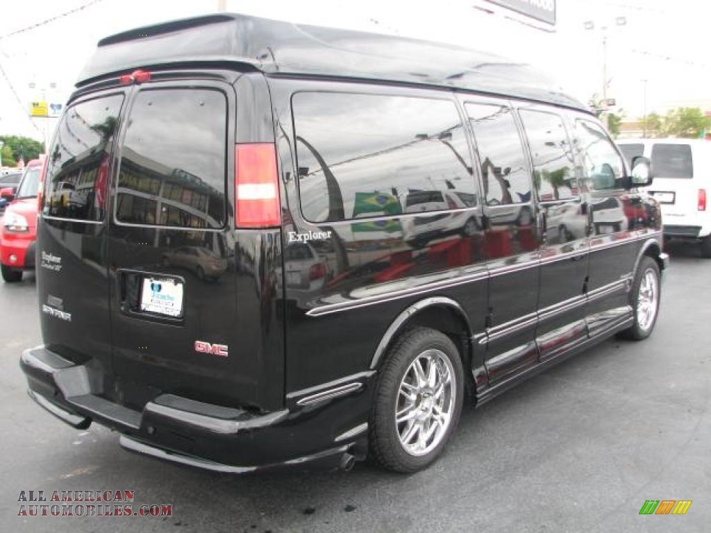 2007 Savana Van 1500 Explorer Conversion Van - Onyx Black / Medium Pewter photo #12