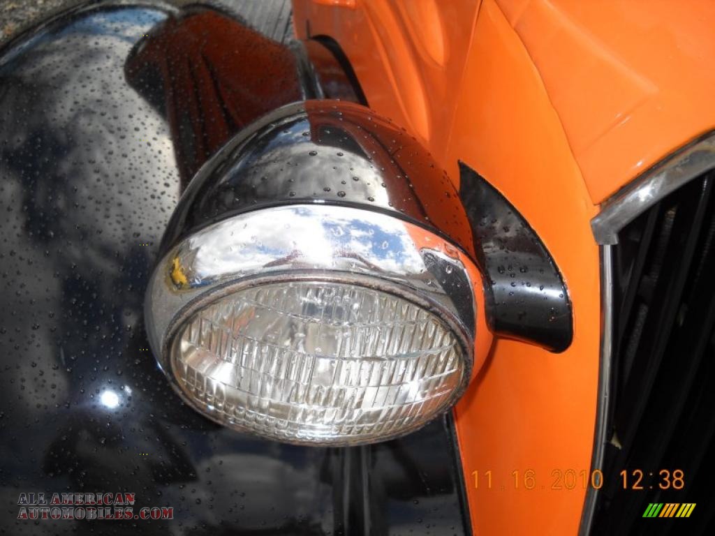 1937 Pickup Harley-Davidson Theme Custom - Orange / Black photo #10