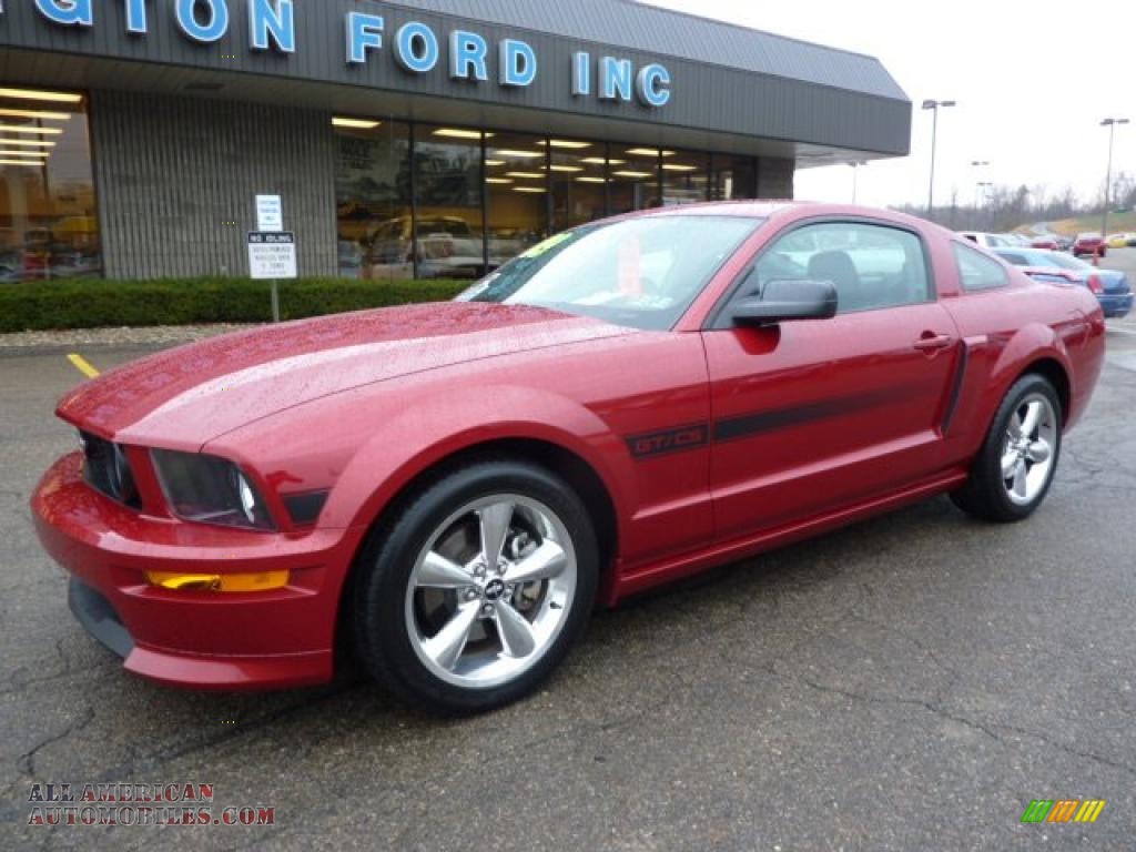 2009 Mustang GT/CS California Special Coupe - Dark Candy Apple Red / Black/Dove photo #8
