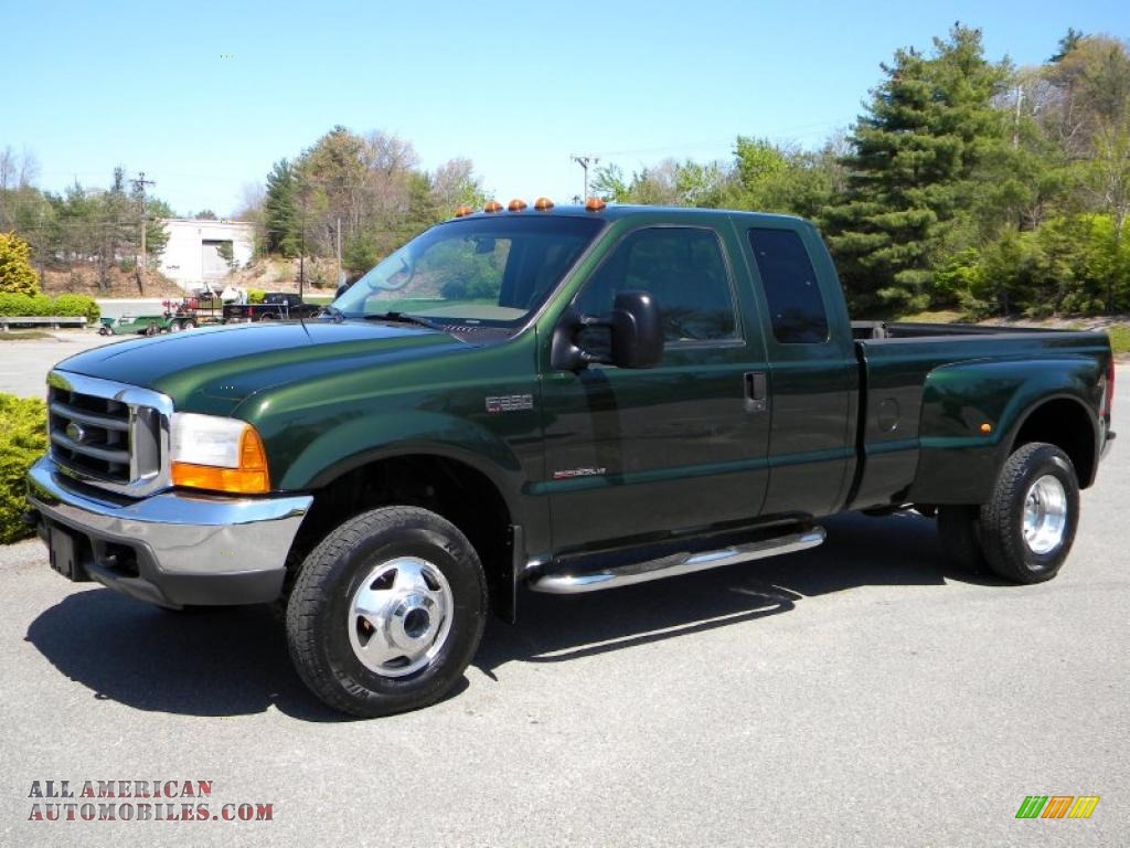 2000 Ford F350 Super Duty XLT Extended Cab 4x4 Dually in Woodland Green Metallic - B46882 | All