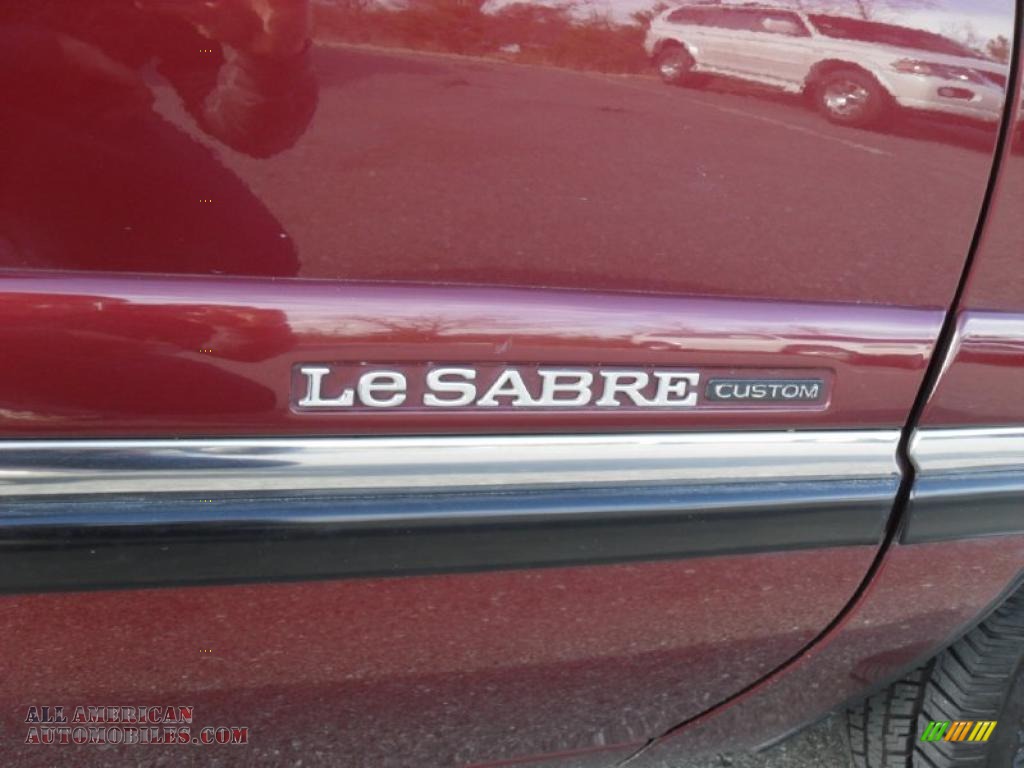 1999 LeSabre Custom Sedan - Bordeaux Red Pearl / Medici Red photo #21