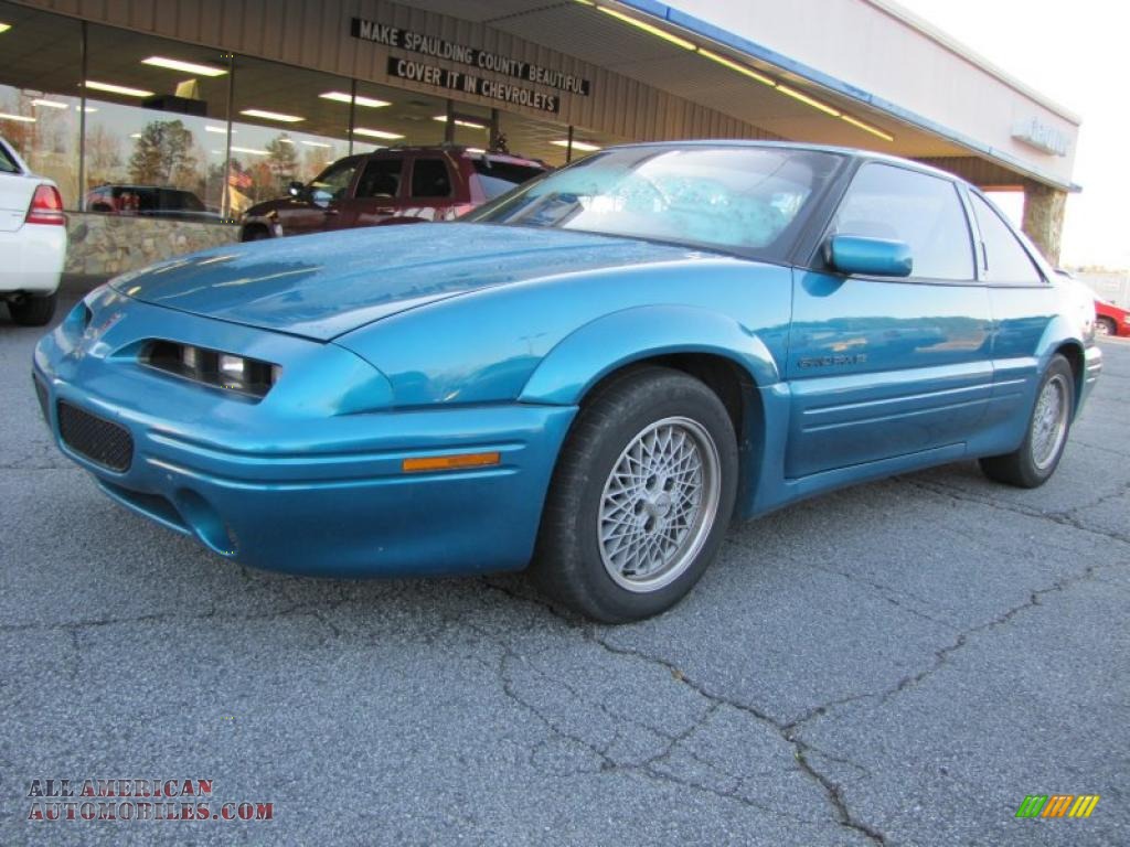 1994 Grand Prix SE Coupe - Medium Teal Metallic / Pewter photo #3