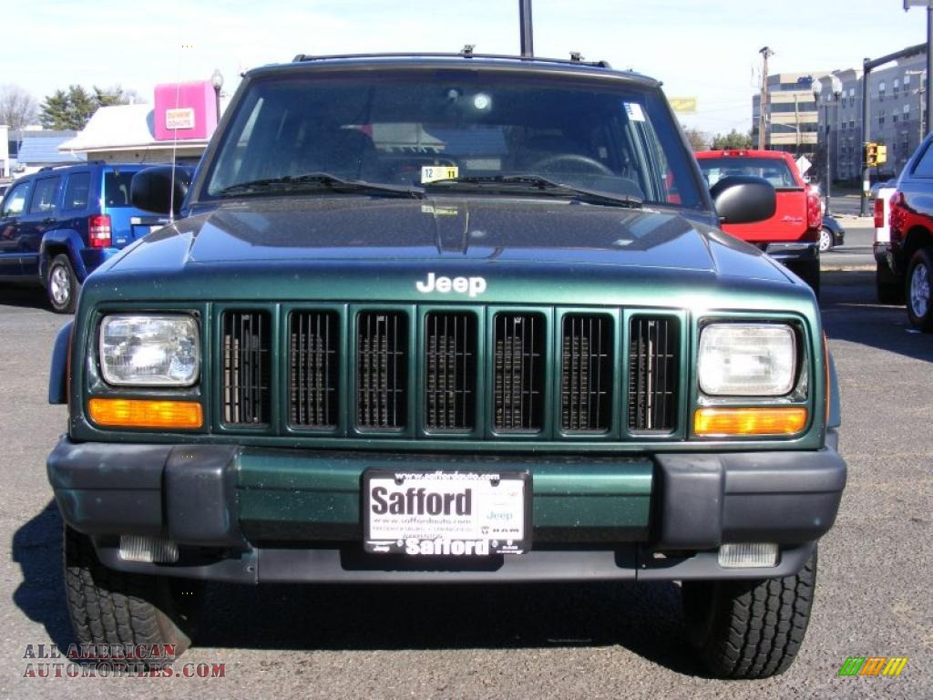 1999 Cherokee Sport 4x4 - Forest Green Pearl / Agate photo #2