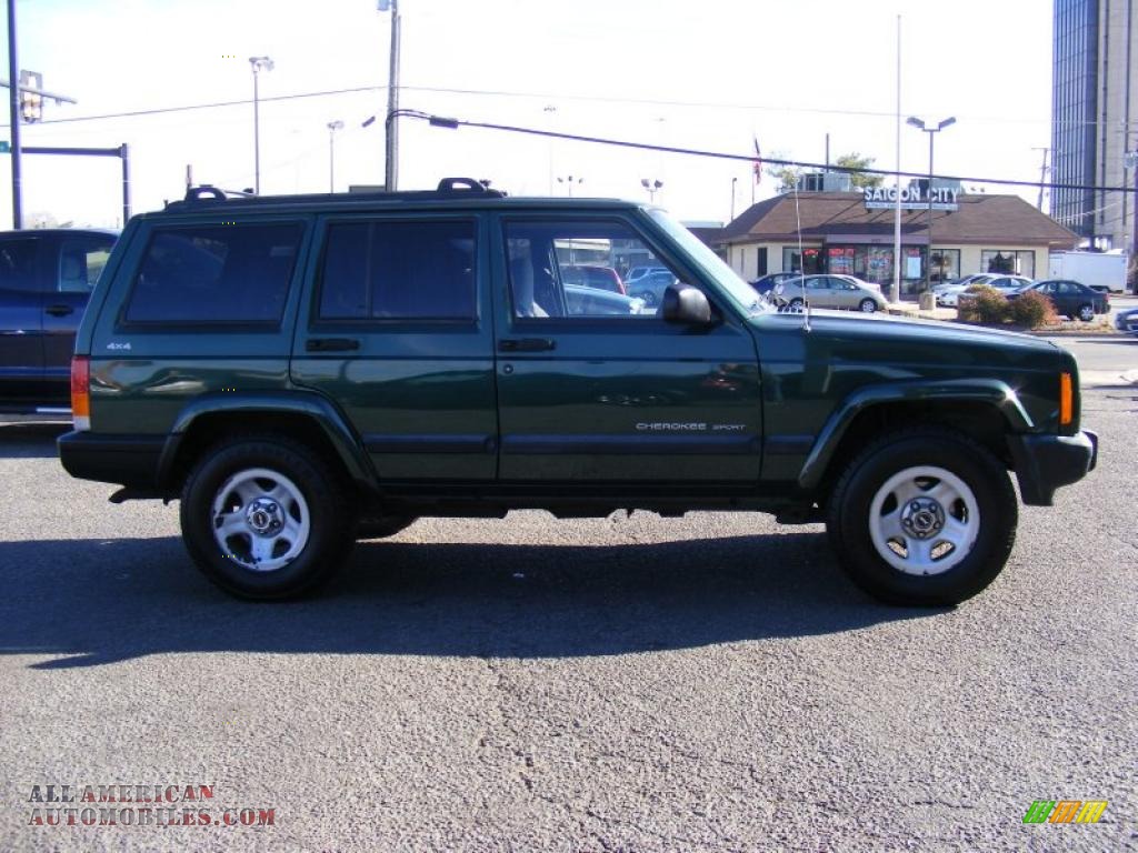 1999 Cherokee Sport 4x4 - Forest Green Pearl / Agate photo #4