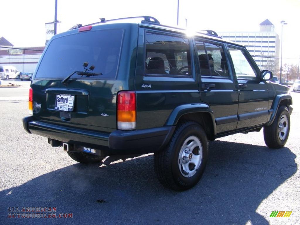 1999 Cherokee Sport 4x4 - Forest Green Pearl / Agate photo #5