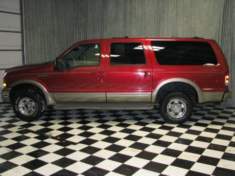Toreador Red Metallic 2000 Ford Excursion Limited 4x4 Toreador Red Metallic 2000 Ford Excursion Limited 4x4