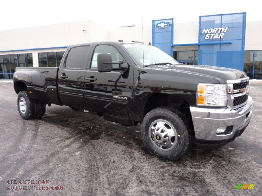 2011 Chevrolet Silverado 3500hd Ltz Crew Cab 4x4 Dually In Black Photo 10 184891 All 7876