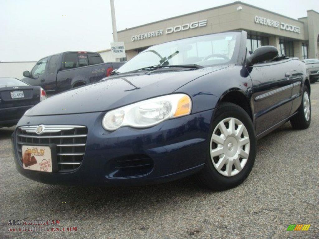 2005 Chrysler Sebring Convertible in Deep Blue Pearl - 520776 | All ...