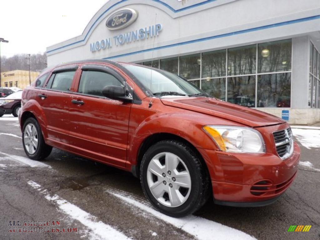 2007 Dodge Caliber SXT in Sunburst Orange Pearl 411119 All American