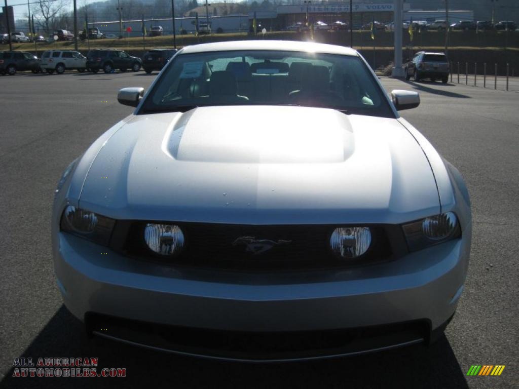 2011 Mustang GT Premium Coupe - Ingot Silver Metallic / Stone photo #3
