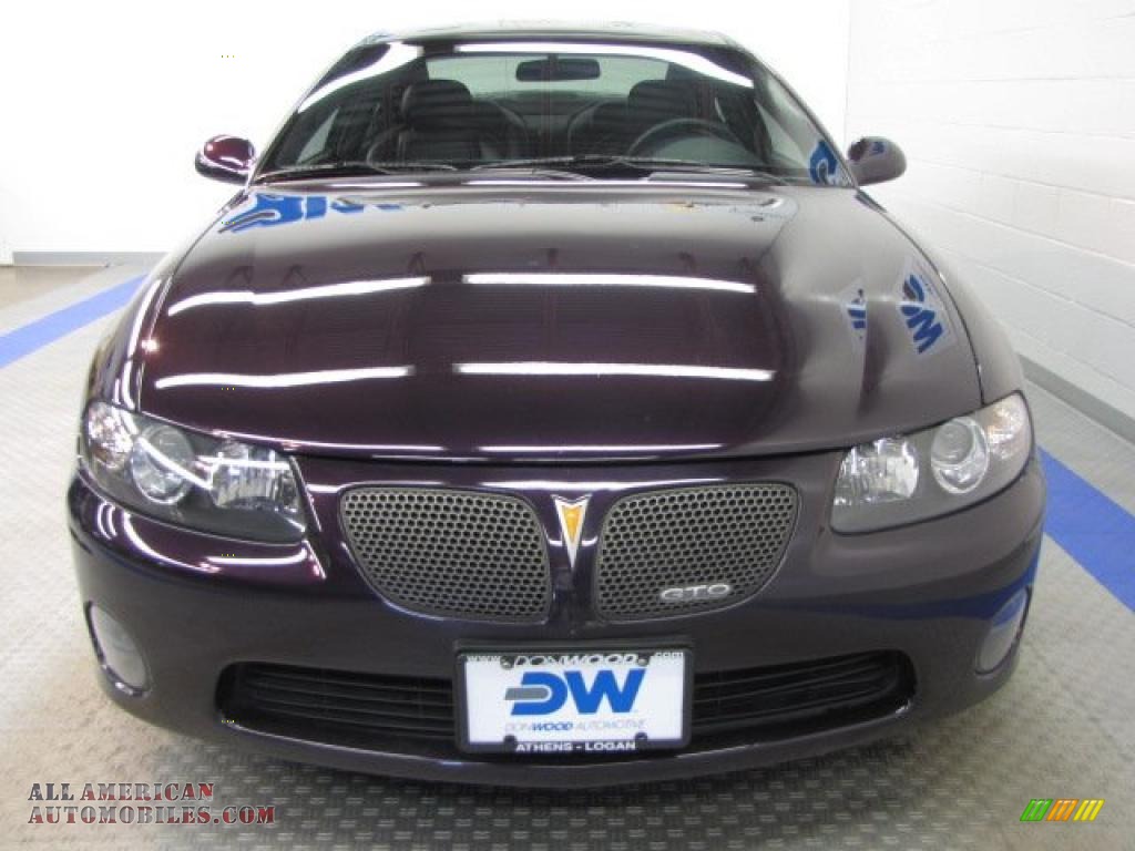 2004 GTO Coupe - Cosmos Purple Metallic / Dark Purple photo #7