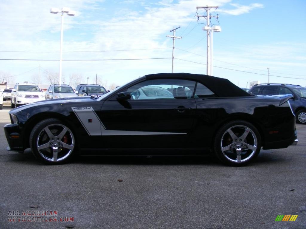2010 Mustang Roush 427 Supercharged Convertible - Black / Charcoal Black photo #6