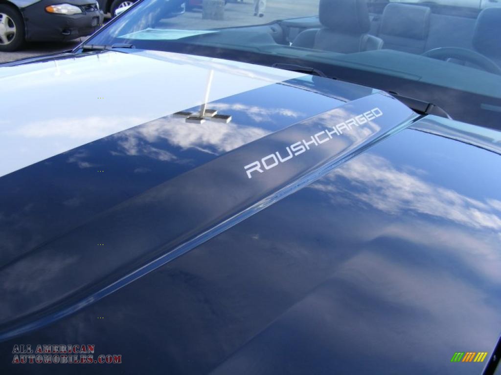 2010 Mustang Roush 427 Supercharged Convertible - Black / Charcoal Black photo #10