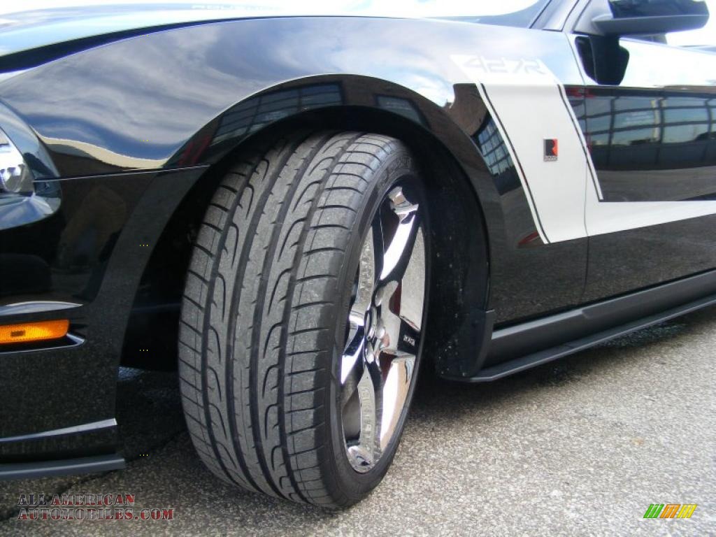 2010 Mustang Roush 427 Supercharged Convertible - Black / Charcoal Black photo #36