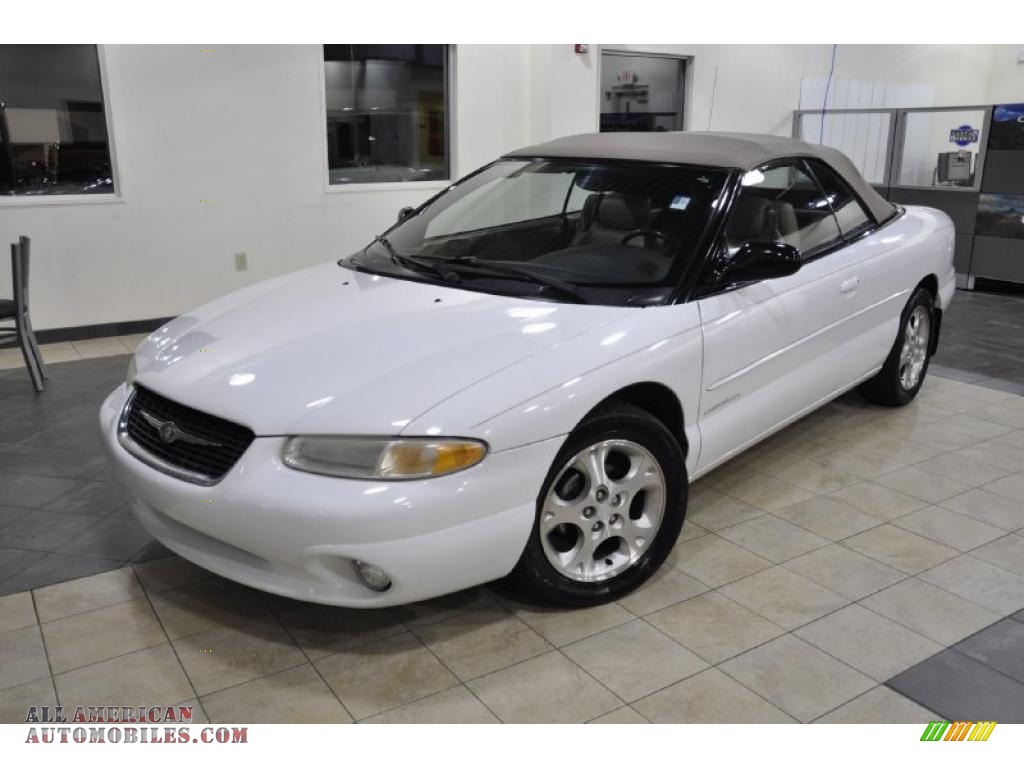 2000 Chrysler Sebring JXi Convertible in Bright White photo #2 ...