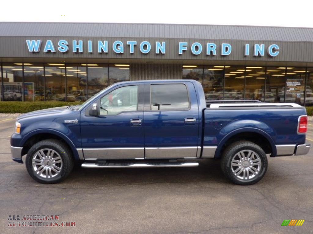 2007 Lincoln Mark LT SuperCrew 4x4 in Dark Blue Pearl ...