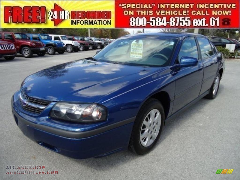 Superior Blue Metallic / Medium Gray Chevrolet Impala 