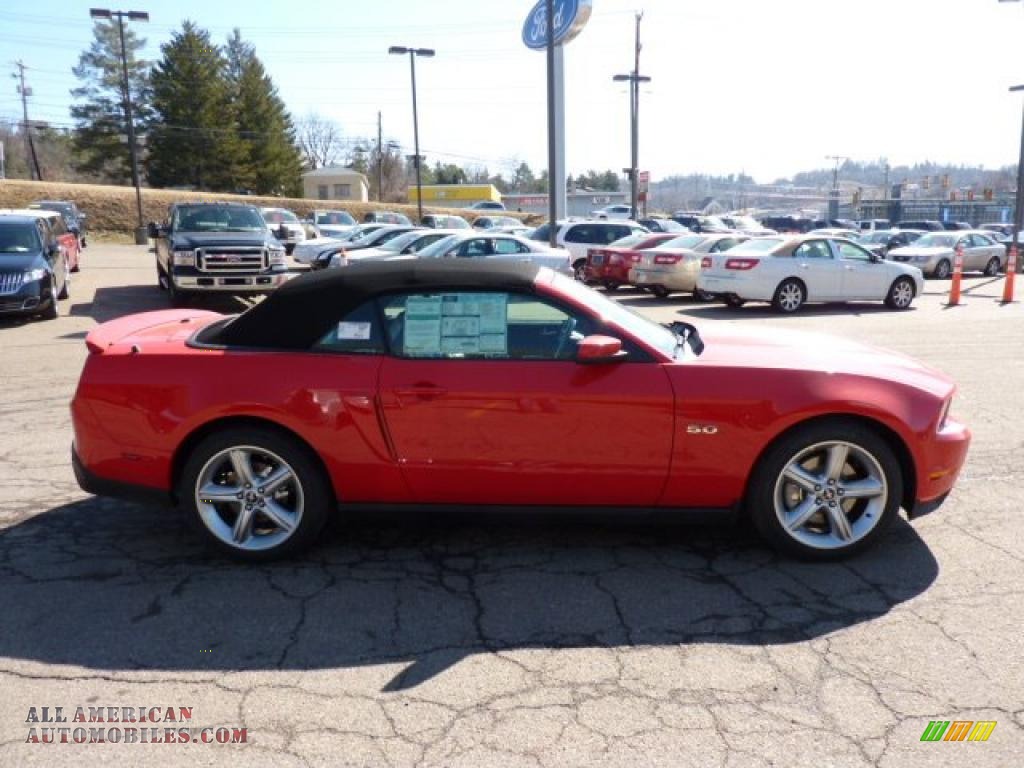 2012 Ford Mustang GT Premium Convertible in Race Red photo #5 - 202786 ...