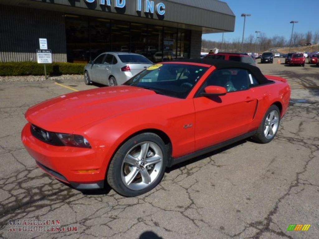 2012 Ford Mustang GT Premium Convertible in Race Red photo 8 202786